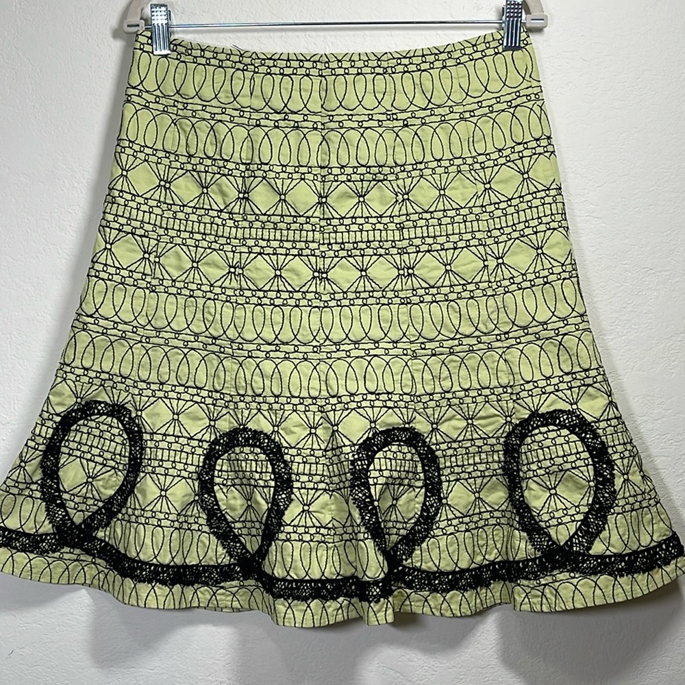 Nanette Lenore Embroidered Skirt Size 4
